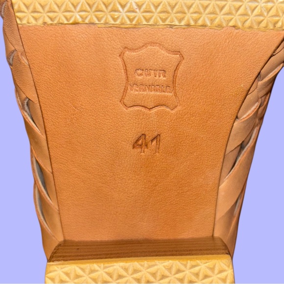 Victoria Handwoven Goatskin Mules🤎 - Picture 8 of 8